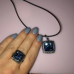 Ring and necklace set
